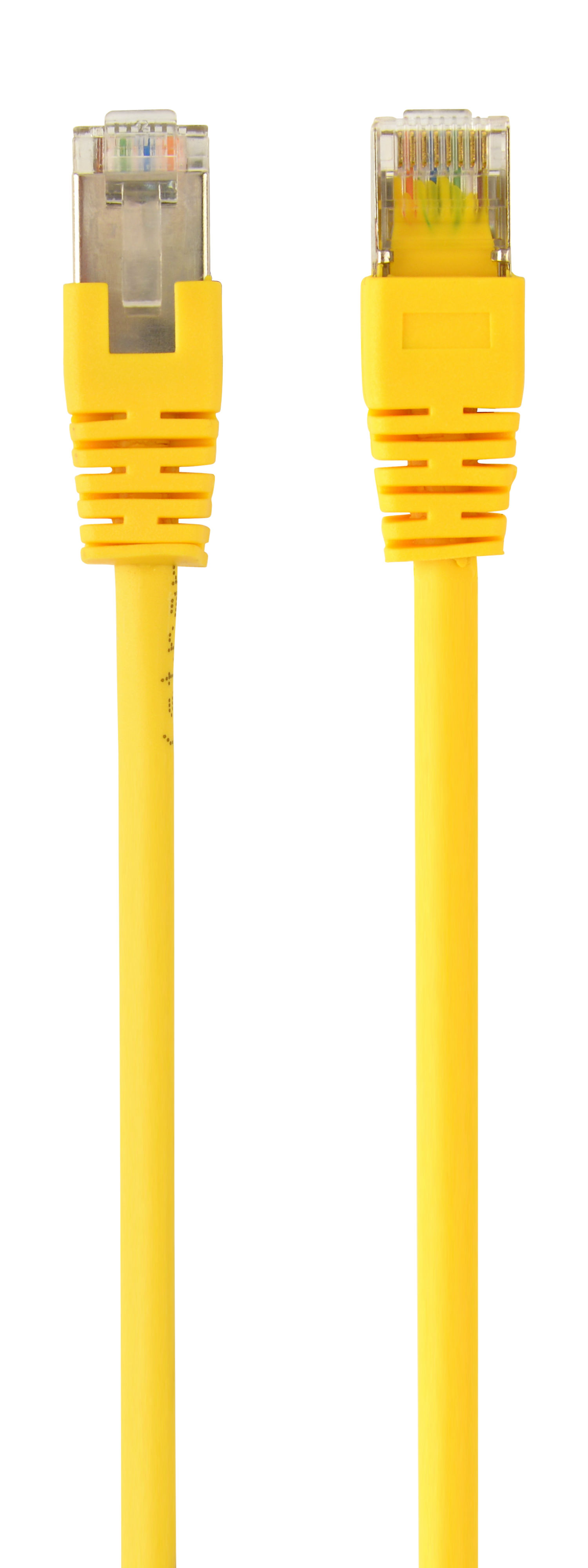 Кабель патч-корд Cablexpert FTP (PP22-1M/Y) 50u 1m Yellow - Фото 1