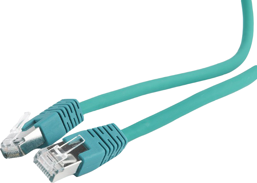 Кабель патч-корд Cablexpert FTP (PP22-1M/G) 50u 1m Green - Фото 1