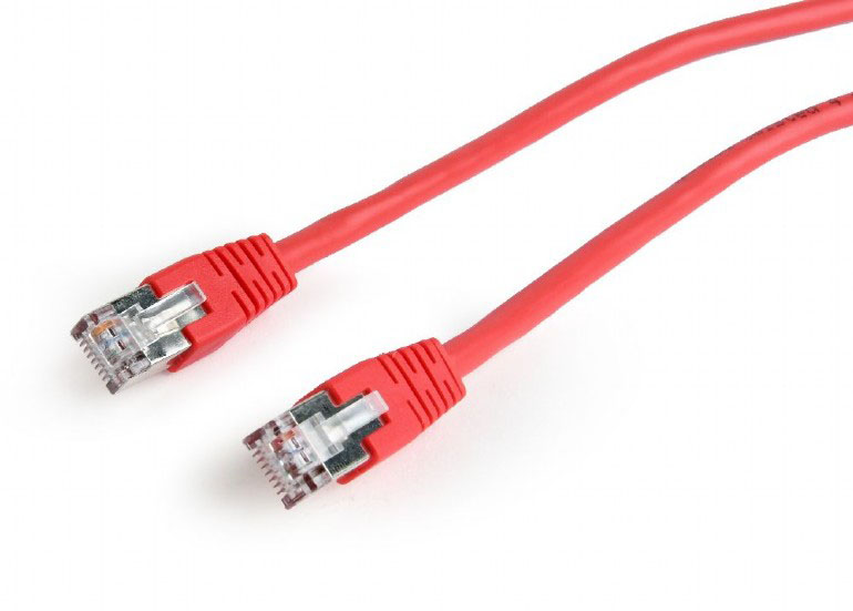 Кабель патч-корд Cablexpert FTP (PP6-0.5M/R) 50u 0.50 м Red - Фото 1