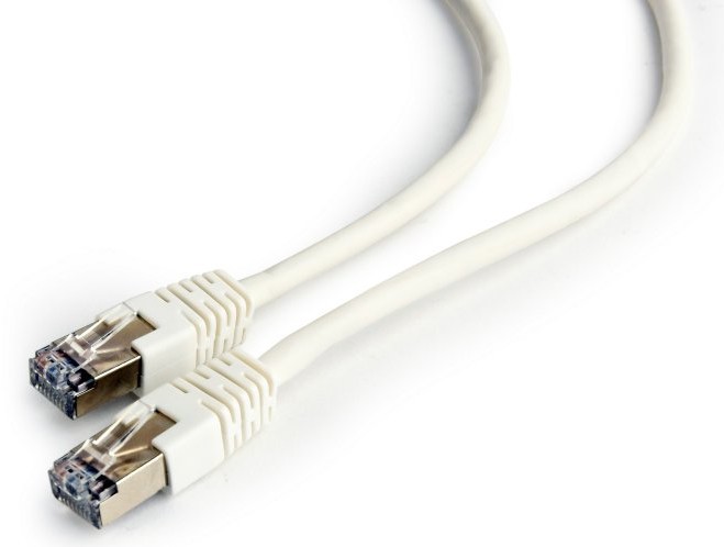 Кабель патч-корд Cablexpert FTP (PP6-0.5M/W) 50u 0.5 м White - Фото 1