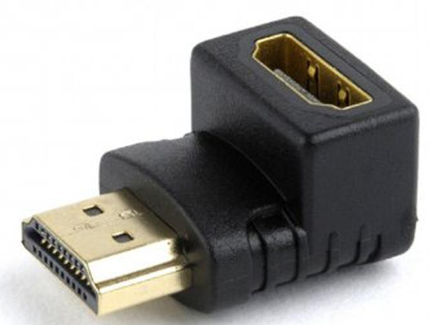 Переходник HDMI Cablexpert HDMI - HDMI Black (A-HDMI90-FML) - Фото 1
