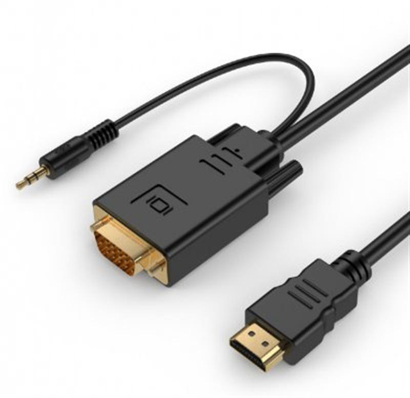 Переходник Cablexpert HDMI - VGA 3m (A-HDMI-VGA-03-10) - Фото 1