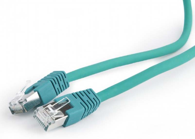 Кабель патч-корд Cablexpert S/FTP (PP6A-LSZHCU-G-3M) 50u 3m Green - Фото 1