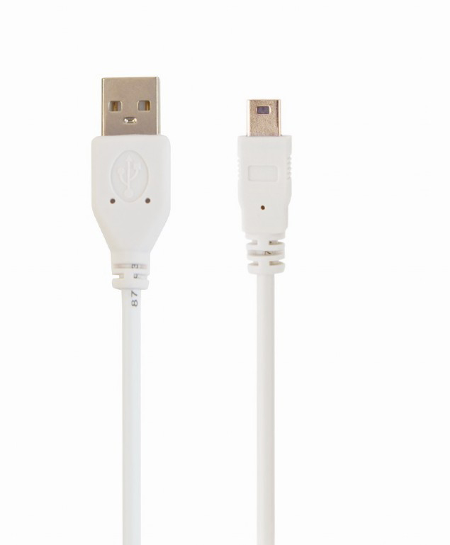 Кабель Cablexpert USB 2.0 - Mini USB (5 pin) 0.9m (CC-USB2-AM5P-3) - Фото 1