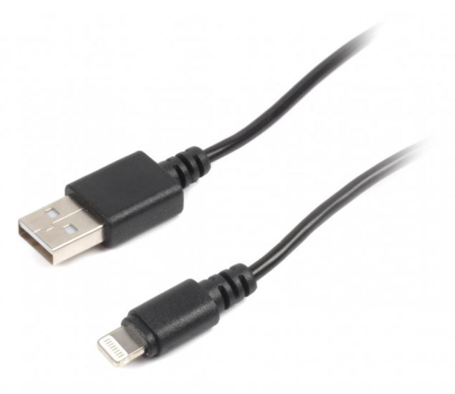 Кабель синхронізації даних Cablexpert USB 2.0 BM - Lightning 3m Black (CC-USB2-AMLM-10) - Фото 1