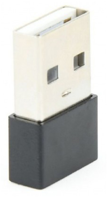 Перехідник USB-C - USB Cablexpert USB 2.0 type A - USB type-C Black (A-USB2-AMCF-01) - Фото 1