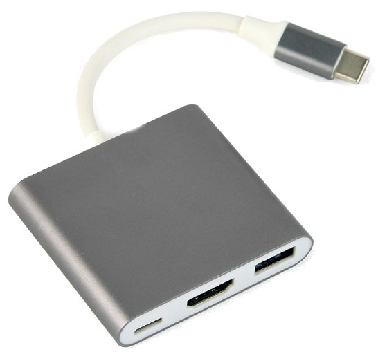 Переходник Cablexpert USB Type-C - HDMI (A-CM-HDMIF-02-SG) - Фото 1