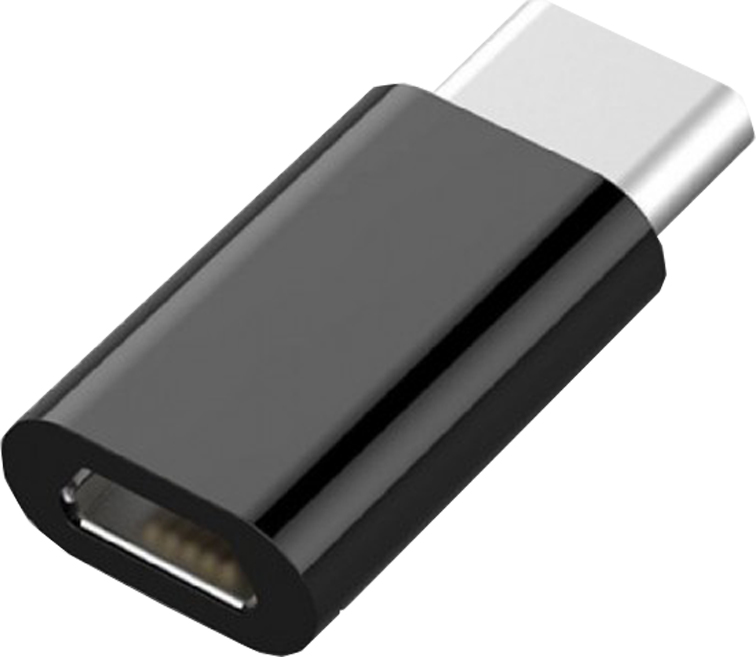 Переходник Cablexpert USB Type-C - Micro USB Black (A-USB2-CMmF-01) - Фото 1