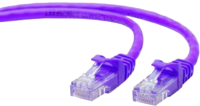 Кабель патч-корд Cablexpert UTP (PP12-0.25M/V) 50u 0.25m Violet - Фото 1