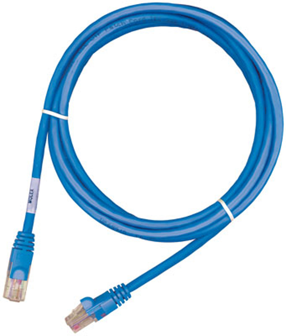 Кабель патч-корд Cablexpert UTP (PP12-0.5M/B) 50u 0.5m Blue - Фото 1