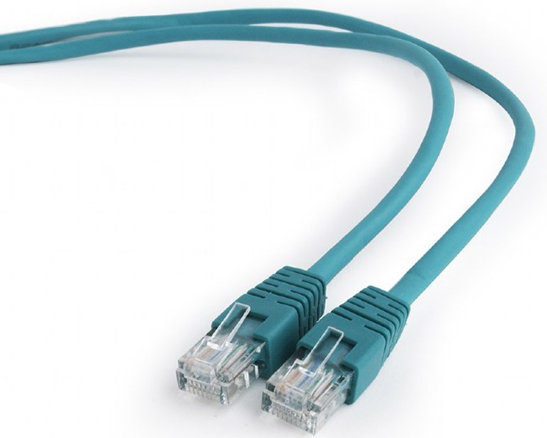 Кабель патч-корд Cablexpert UTP (PP12-0.5M/G) 50u 0.5m Green - Фото 1