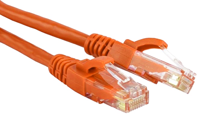 Кабель патч-корд Cablexpert UTP (PP12-2M/O) 50u 2m Orange - Фото 1