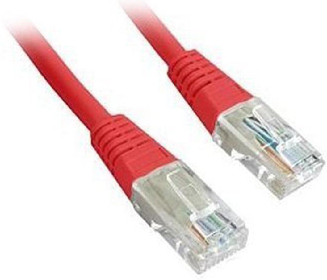 Кабель патч-корд Cablexpert UTP (PP12-5M/R) 50u 5m Red - Фото 1