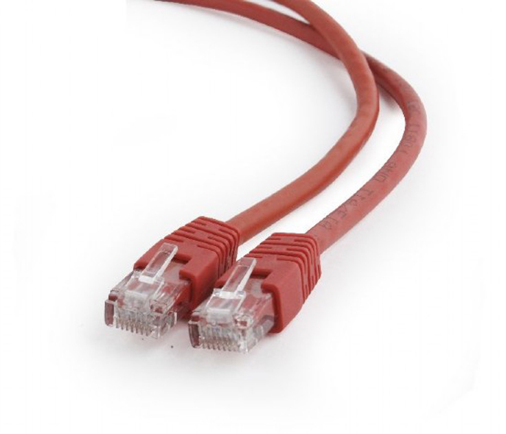 Кабель патч-корд Cablexpert UTP (PP6U-0.25M/R) 50u 0,25 м Red - Фото 1