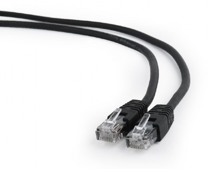 Кабель патч-корд Cablexpert UTP (PP6U-3M/BK) 50u 3m Black - Фото 1