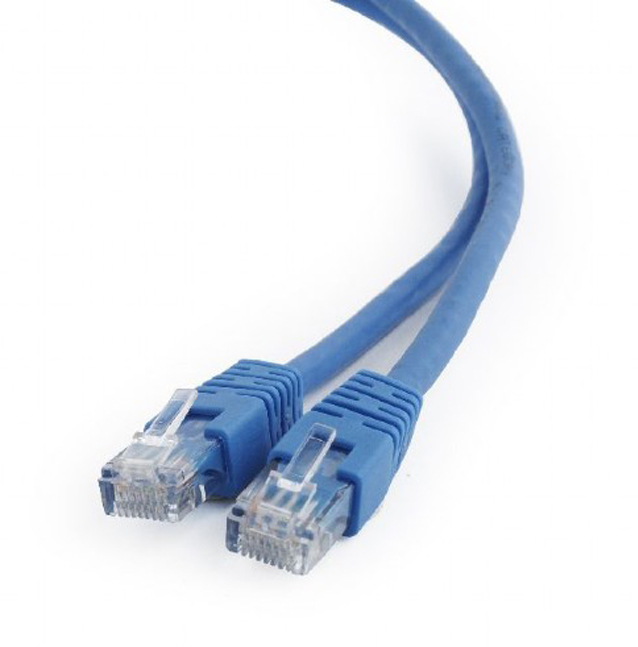 Кабель патч-корд Cablexpert UTP (PP6U-5M/B) 50u 5 м Blue - Фото 1