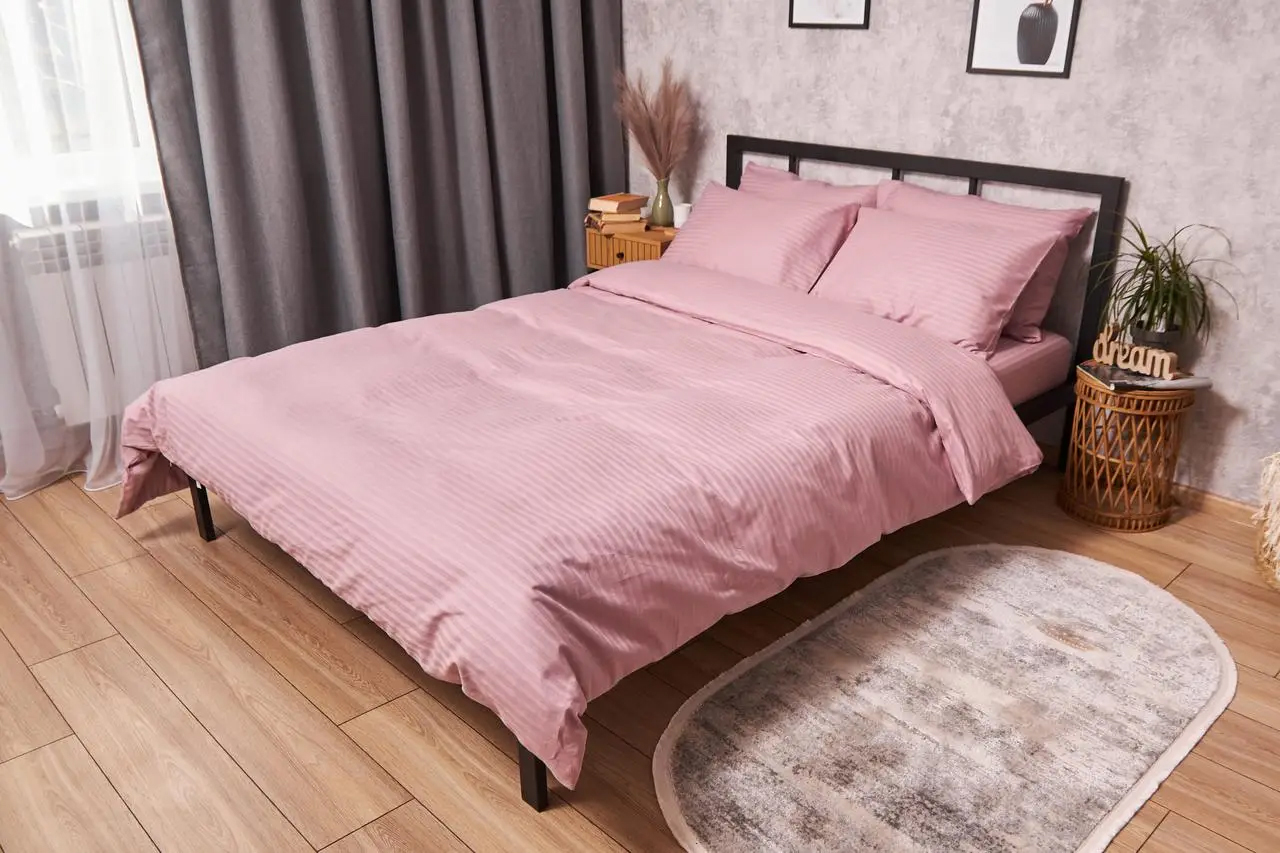 Пододеяльник двуспальный евро Moon&Star Satin Stripe Stripe Candy 200x220 см (MS-870000448) - Фото 1