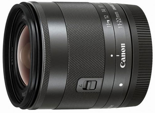 Объектив к фотокамере Canon EF-M 11-22mm f/4-5.6 IS STM (7568B005) - Фото 1