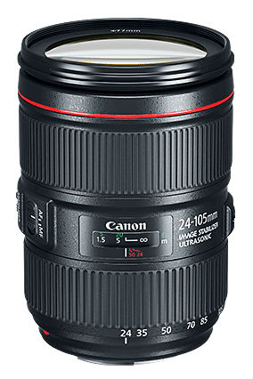 Об'єктив до фотокамери Canon EF 24-105mm f/4L II IS USM (1380C005) - Фото 1
