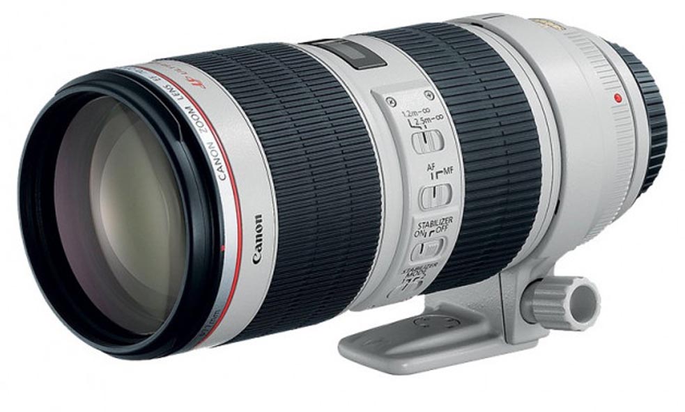 Объектив к фотокамере Canon EF 70-200mm f/4.0L IS II USM (2309C005) - Фото 1