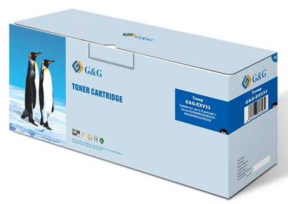 Тонер для заправки картриджа G&G для Canon iR2520/2520i/2530/2530i Black (14600 стр) (G&G-EXV33) - Фото 1