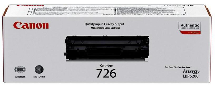 Картридж для лазерных принтеров/МФУ Canon LBP6200, (2.1К) Cartridge 726 (3483B002AA) - Фото 1