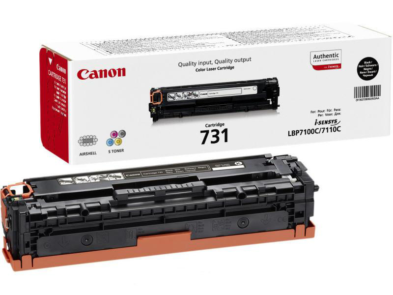 Картридж для лазерных принтеров/МФУ Canon LBP7100/7110 Cartridge 731 Black (6272B002AA) - Фото 1