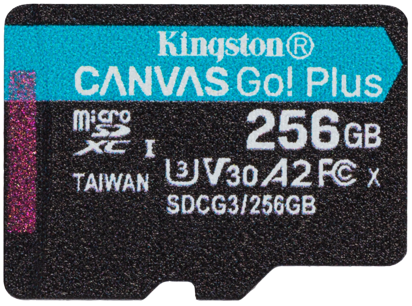 Карта памяти Kingston MicroSDXC 256GB Canvas Go Plus Сlass 10 A2 U3 V30 (SDCG3/256GBSP) - Фото 1