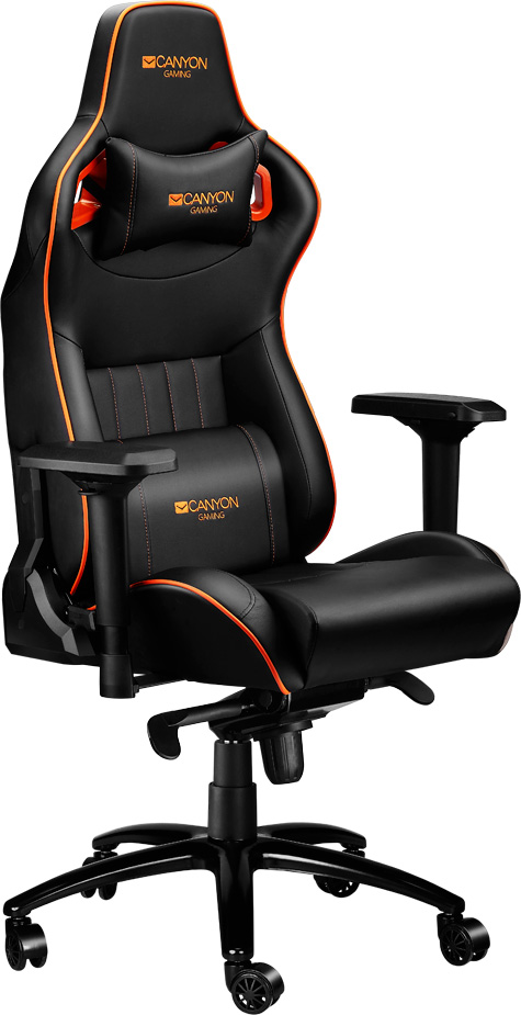 Кресло для геймеров Canyon Corax CND-SGCH5 Black-Orange - Фото 1