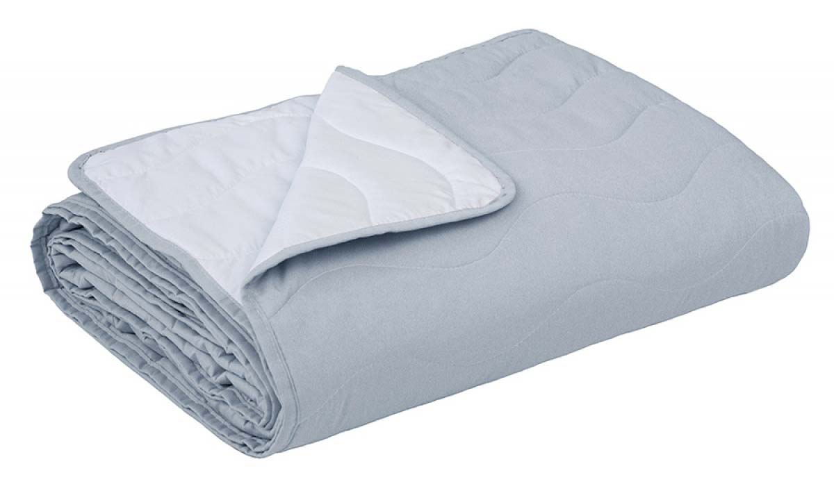 Покривало двоспальне Sonex Capri 220x240 см Сіро-біле (SO102405) - Фото 1