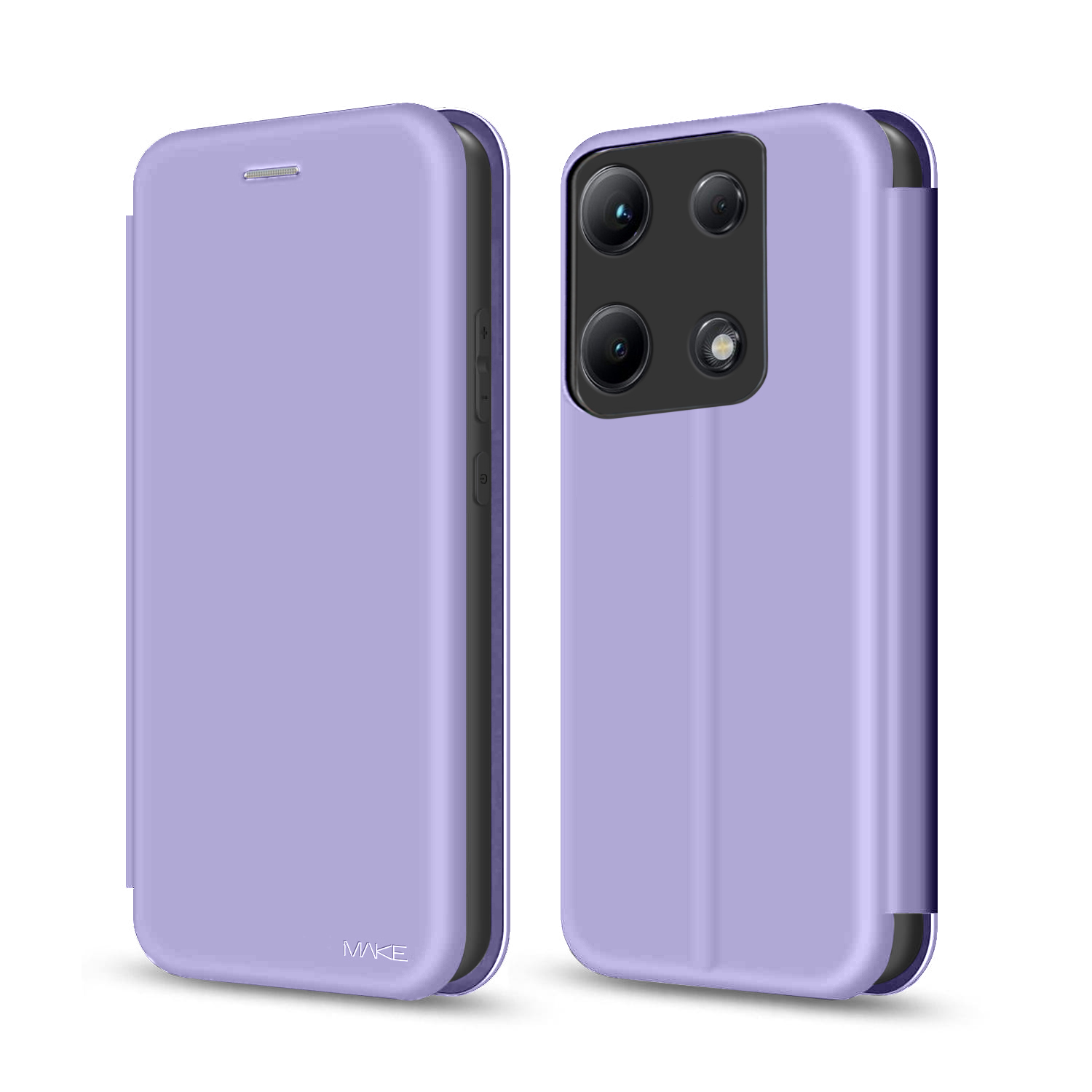 Чехол для смартфона MAKE Xiaomi Redmi Note 14S Flip Aurora Purple (MCP-XRN14SAP) - Фото 1