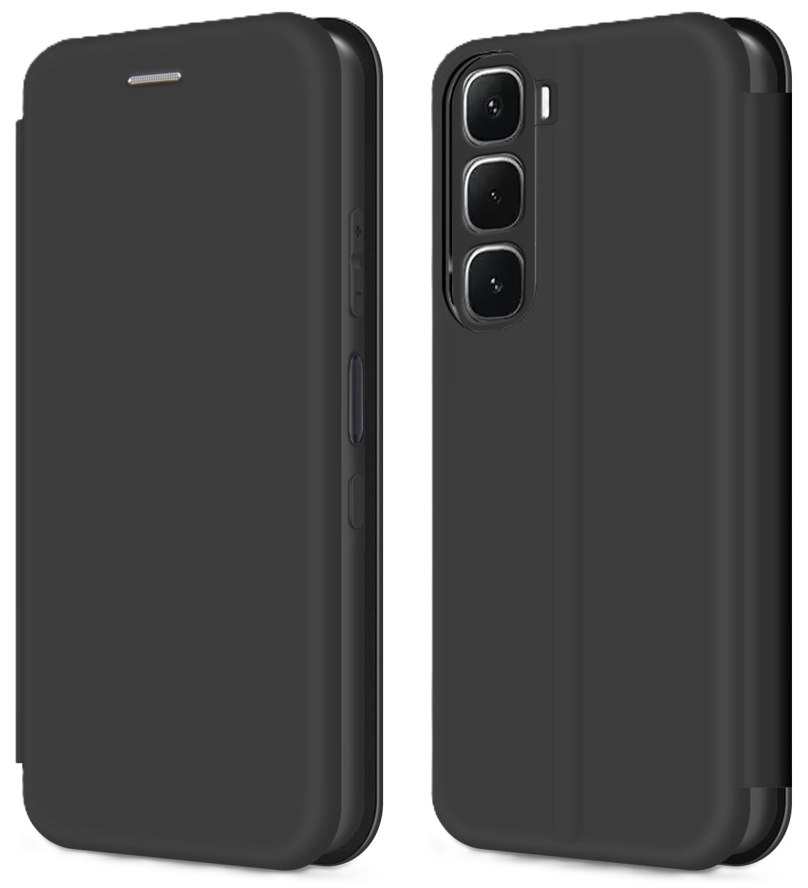 Чехол для смартфона MAKE Flip for Infinix Hot 60i, Black (MCP-IH60I) - Фото 1