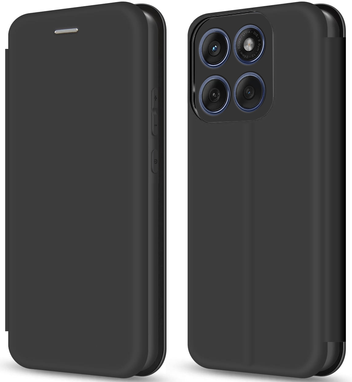 Чехол для смартфона MAKE for Motorola Edge 60 Fusion Flip Black (MCP-MED60F) - Фото 1