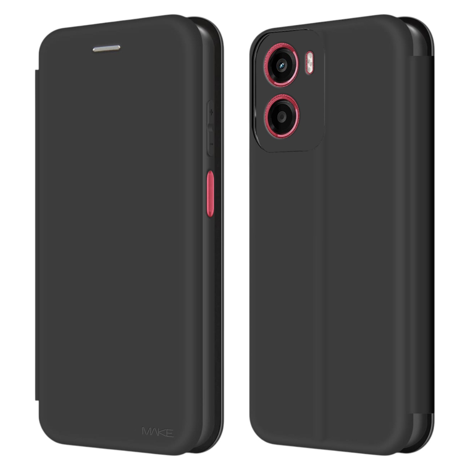 Чехол для смартфона MAKE Motorola G05/E15 Flip Black (MCP-MG05/E15BK) - Фото 1