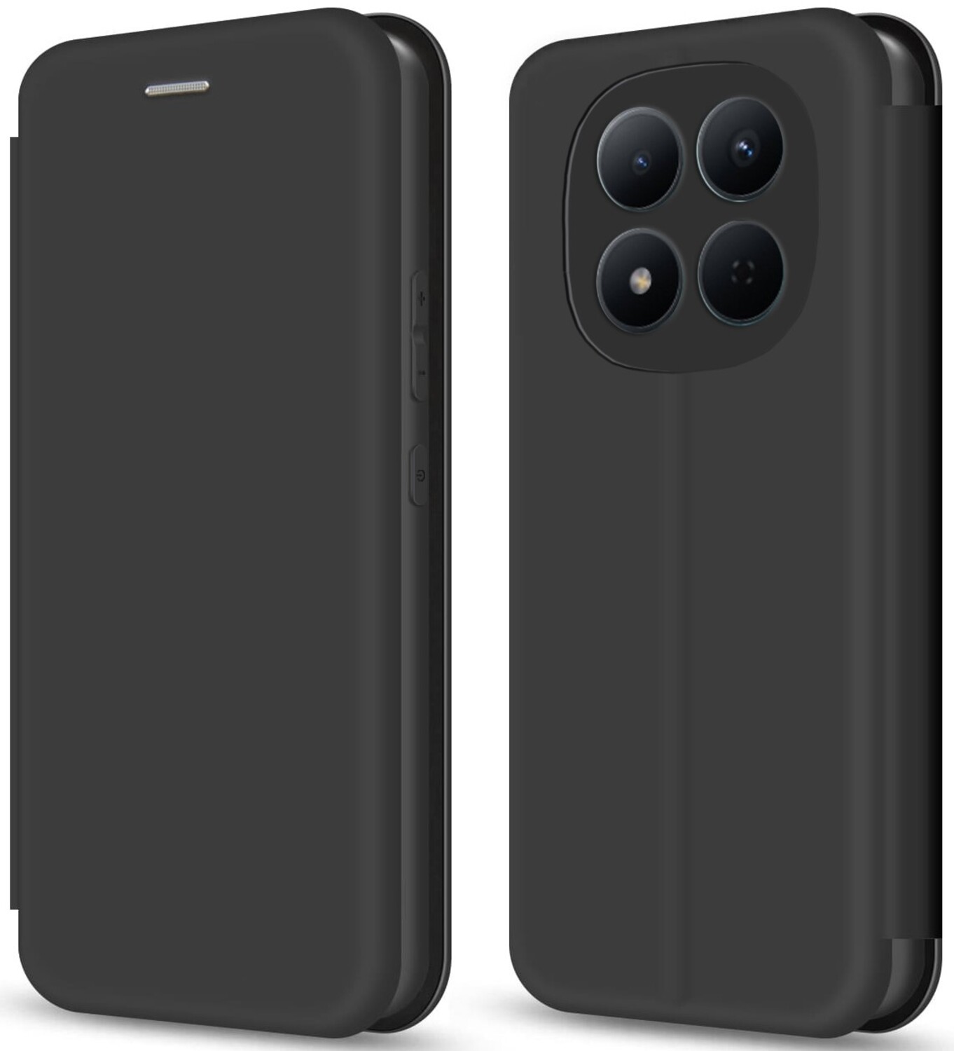 Чехол для смартфона MAKE Flip for Xiaomi Redmi Note 15 Pro, Black 4G (MCP-XRN15PBK) - Фото 1