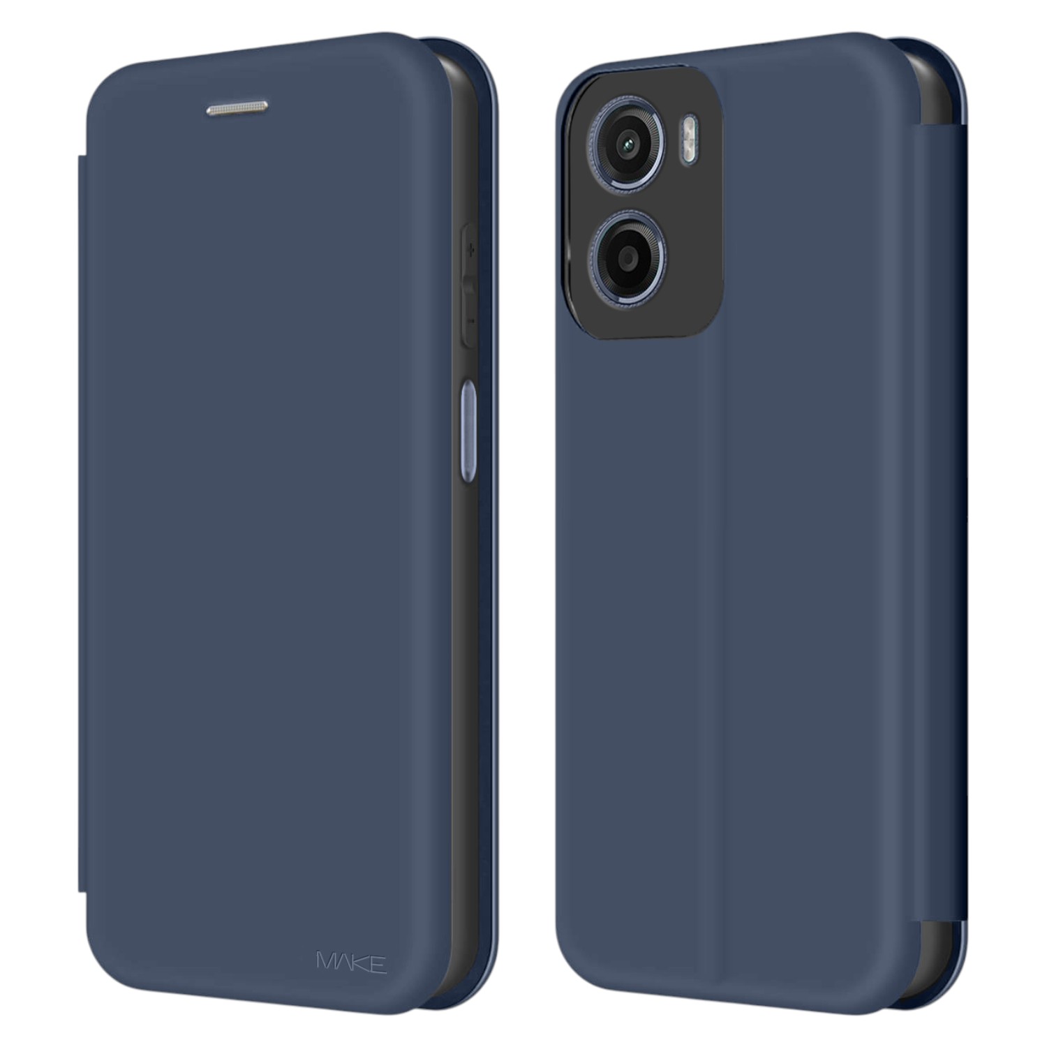 Чехол для смартфона MAKE Motorola G05/E15 Flip Denim Blue (MCP-MG05/E15DB) - Фото 1