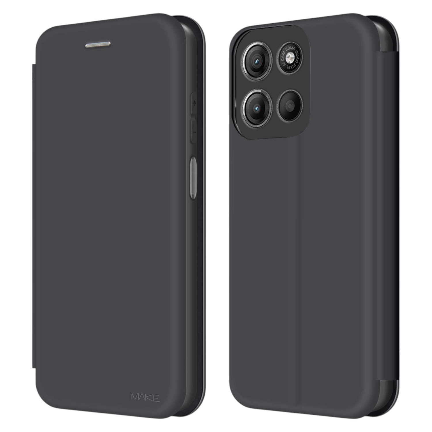 Чехол для смартфона MAKE Motorola G15/G15 Power Flip Gravity Grey (MCP-MG15/G15PGG) - Фото 1