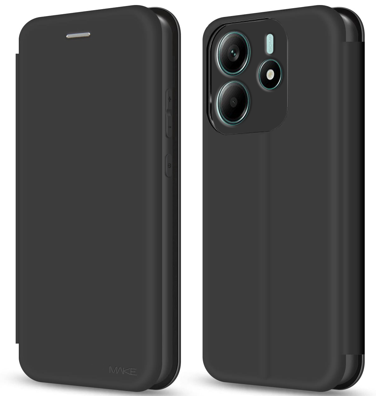 Чохол для смартфону MAKE Flip for Xiaomi Redmi Note 14 4G Black (MCP-XRN144G) - Фото 1