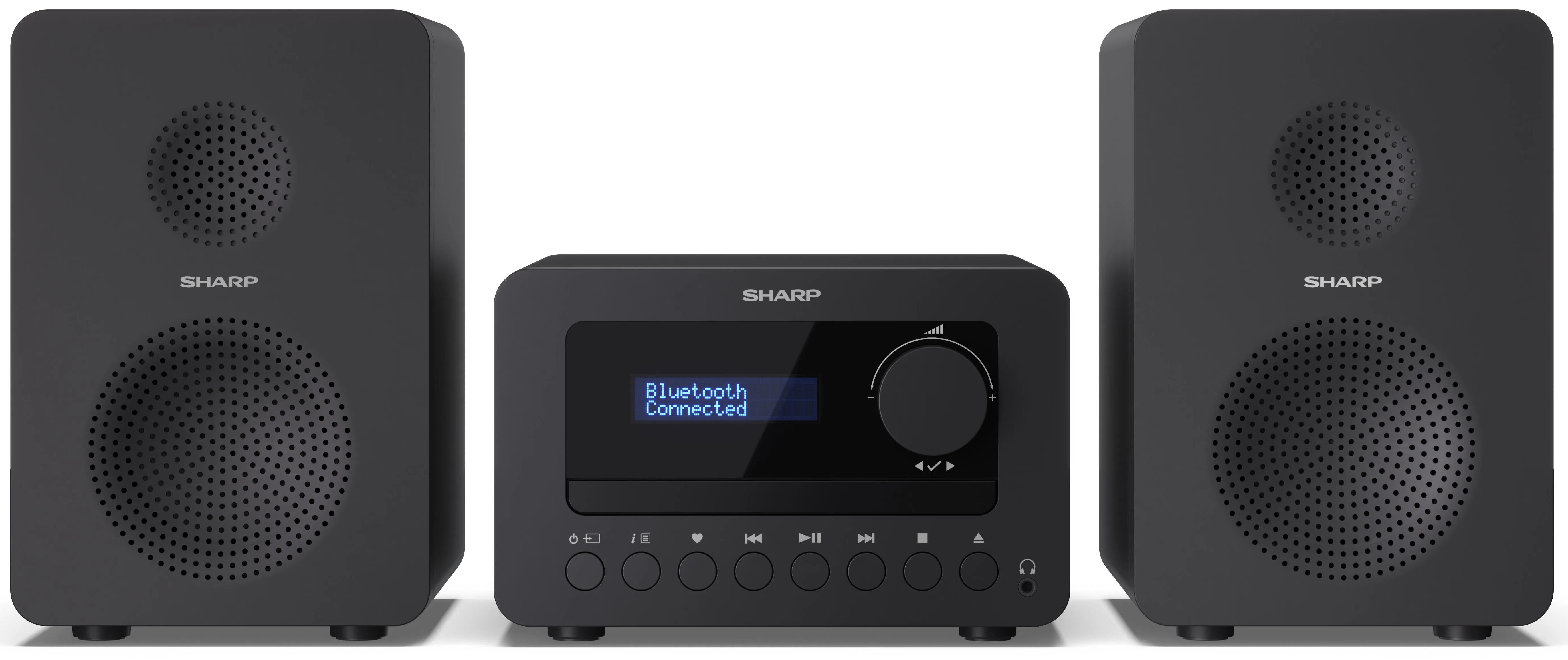 Мікро-система Sharp Micro Sound System Black (XL-B514(BK)) - Фото 1