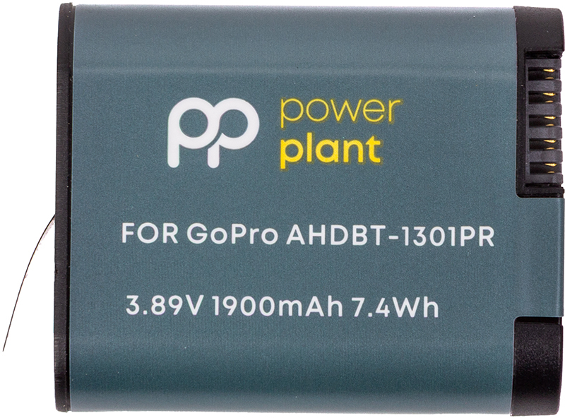 Аккумулятор для экшн-камеры PowerPlant для GoPro Hero 13 1900mAh (CB971527) - Фото 1