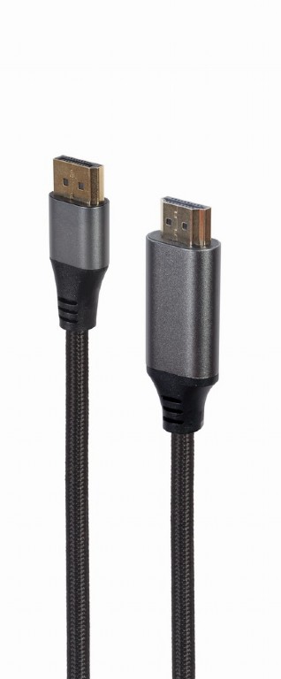 Кабель Cablexpert DisplayPort - HDMI 1.8m (CC-DP-HDMI-4K-6) - Фото 1