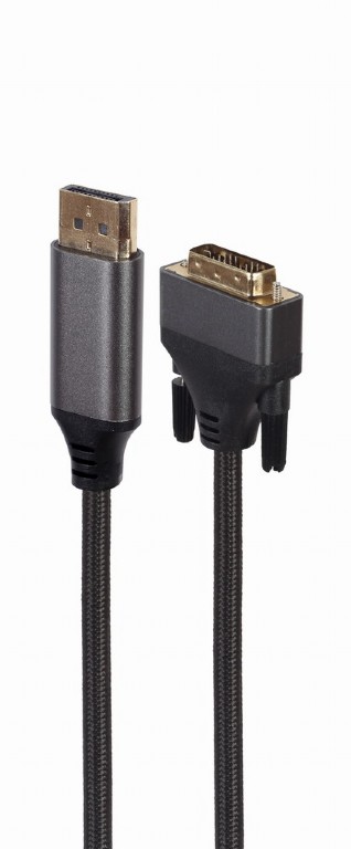 Кабель Cablexpert DisplayPort - DVI 24+1pin (CC-DPM-DVIM-4K-6) - Фото 1