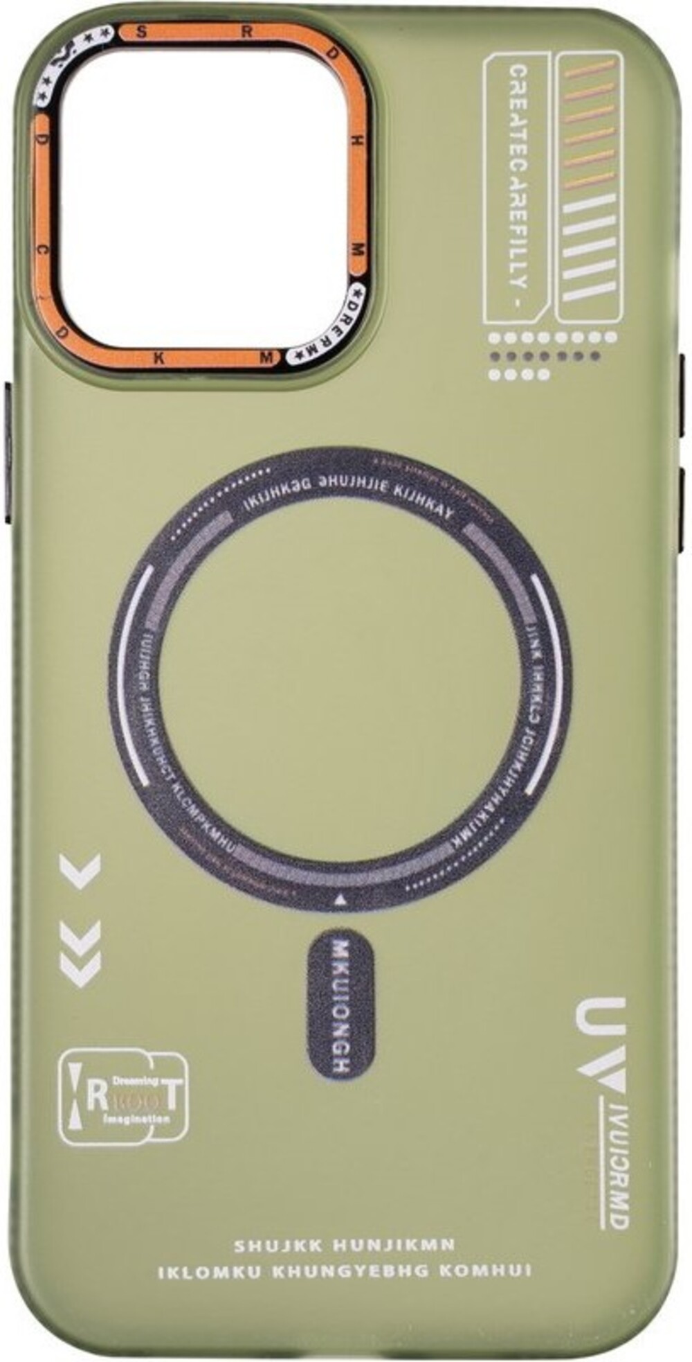Чохол для смартфону
 Gelius Resistant Shield (Magsafe) Case for iPhone 13 Pro Max Green (97254) - Фото 1