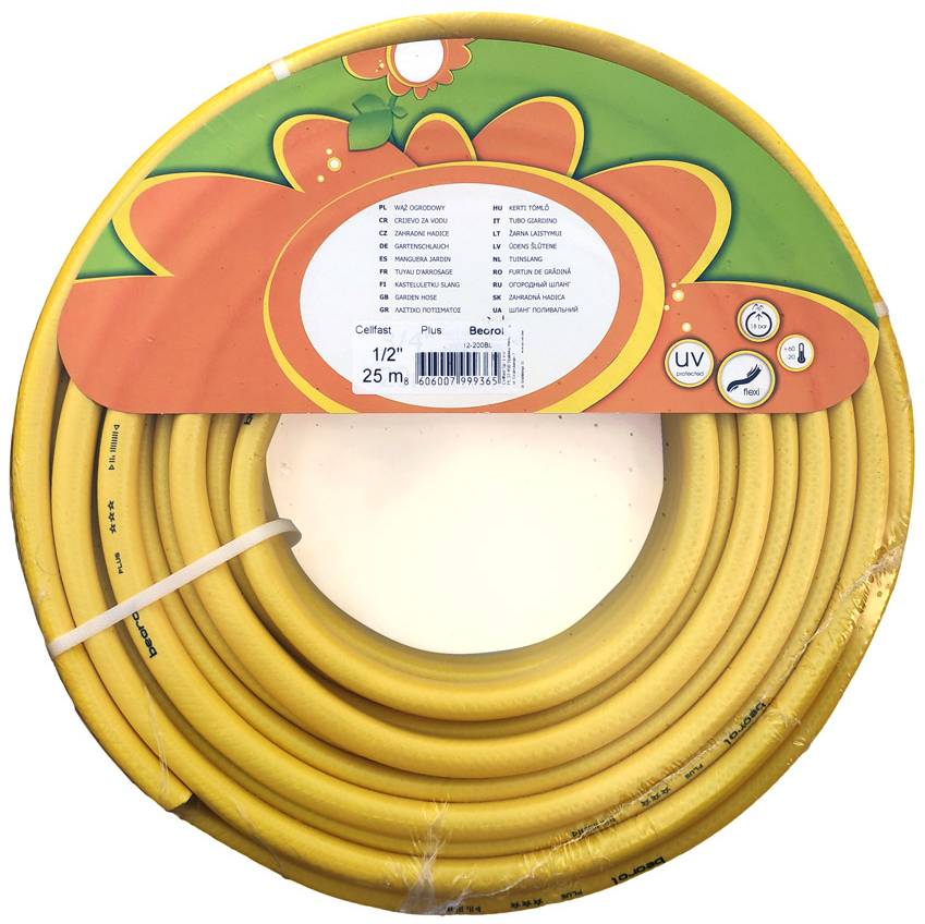 Шланг поливочный Cellfast BEOROL PLUS 1/2" 25 м (12-200BL) - Фото 1