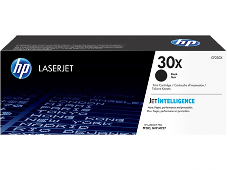 Картридж для лазерных принтеров/МФУ HP 30X M203/M227 Black (CF230X) - Фото 1