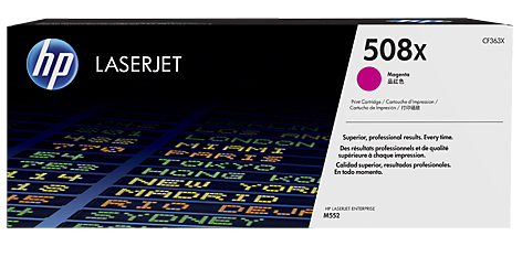 Картридж для лазерных принтеров/МФУ HP 508X CLJ M552dn/M553dn/n/x Magenta (CF363X) - Фото 1