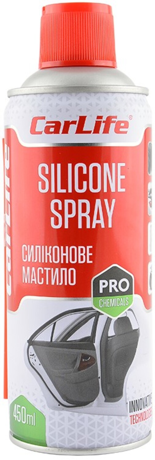 Мастило для авто CarLife SILICONE SPRAY 450 мл (CF450) - Фото 1