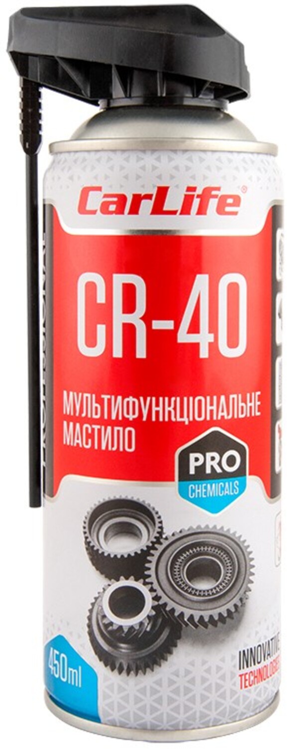 Мастило для авто CarLife Multifunctional Lubricant CR-40 Professional 450 мл (CF453) - Фото 1