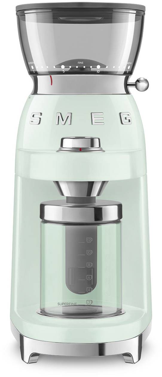 Купить Кофемолка Smeg CGF03PGEU - Фото 1 Кофемолка Smeg CGF03PGEU - Фото 1