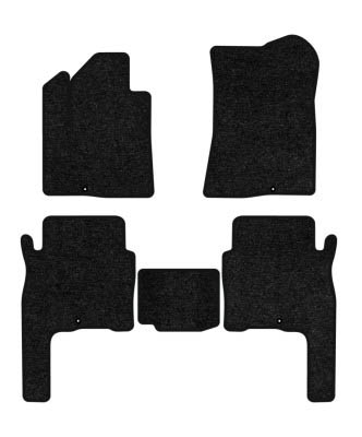 Коврики ворсовые в салон авто EVAtech Standard для Hyundai Santa FE (CM) 5 seats 2006-2010 2 поколение SUV Korea черный кант HY33308CLK5KD4VEB - Фото 1